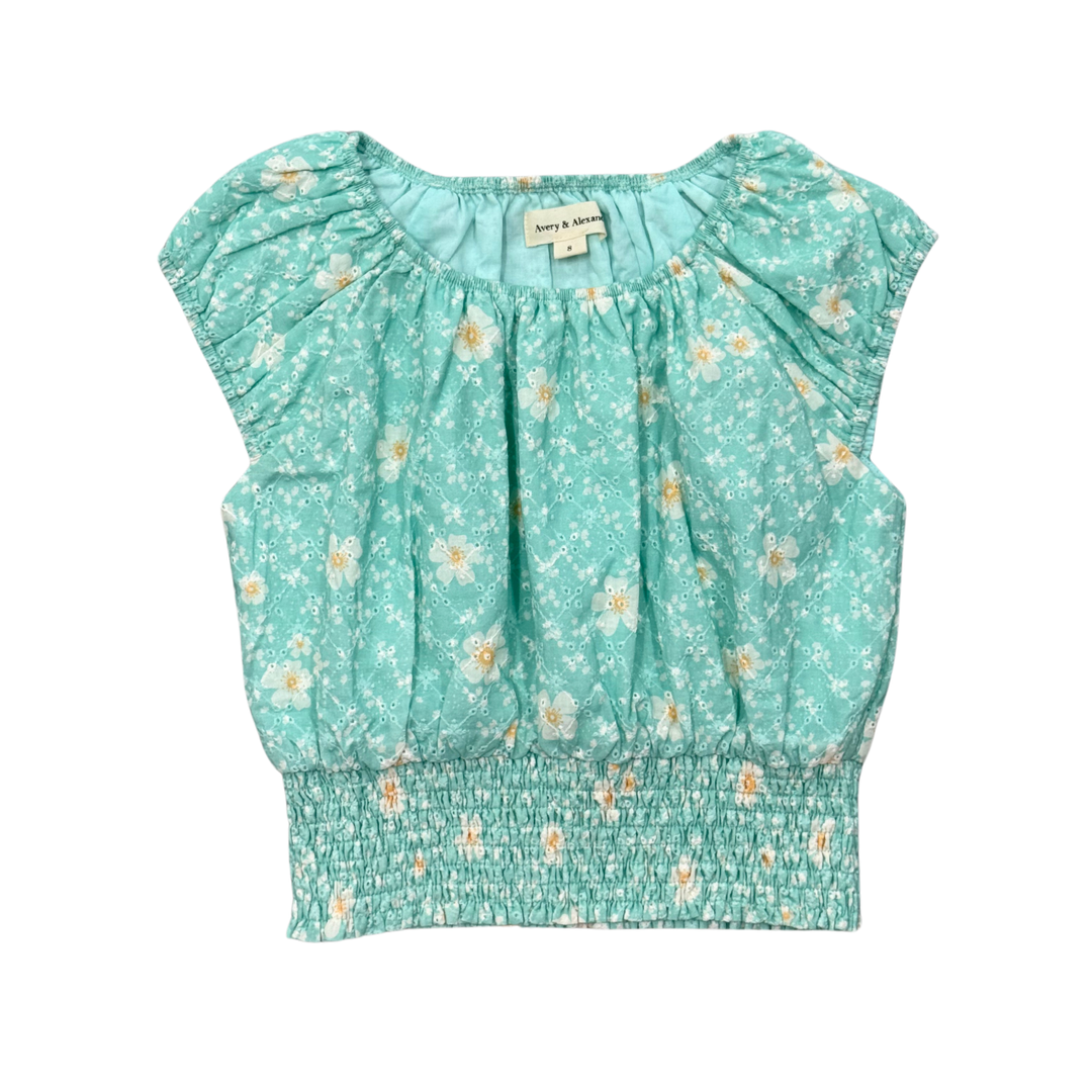 Avery & Alexander - Eyelet Peasant Top