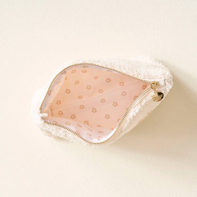 Cream Teddy Pouch - Baby