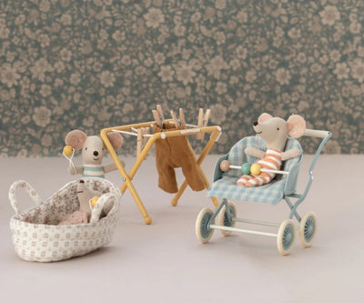 Stroller, Baby Mice - Rose