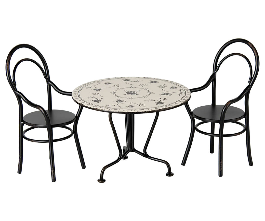 Dining Table Set with Chairs, Miniature