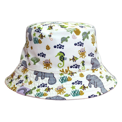 Manatee Kids Reversible Bucket Hat