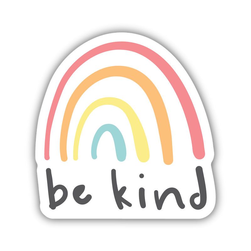 Be Kind Rainbow - Vinyl Sticker