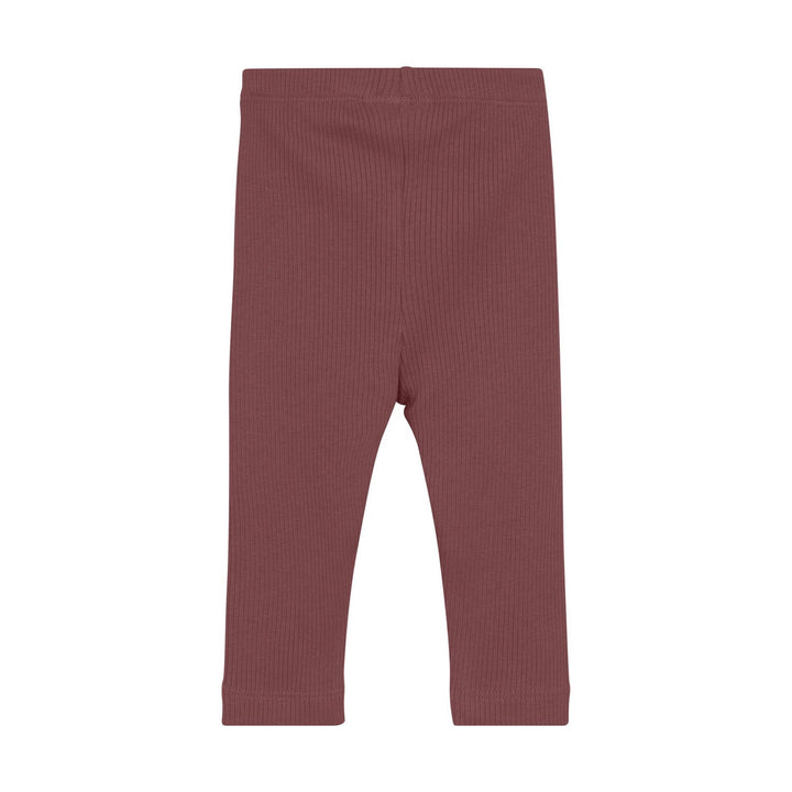 Rib Leggings - Withered Rose