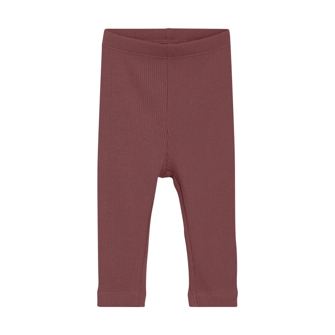 Rib Leggings - Withered Rose