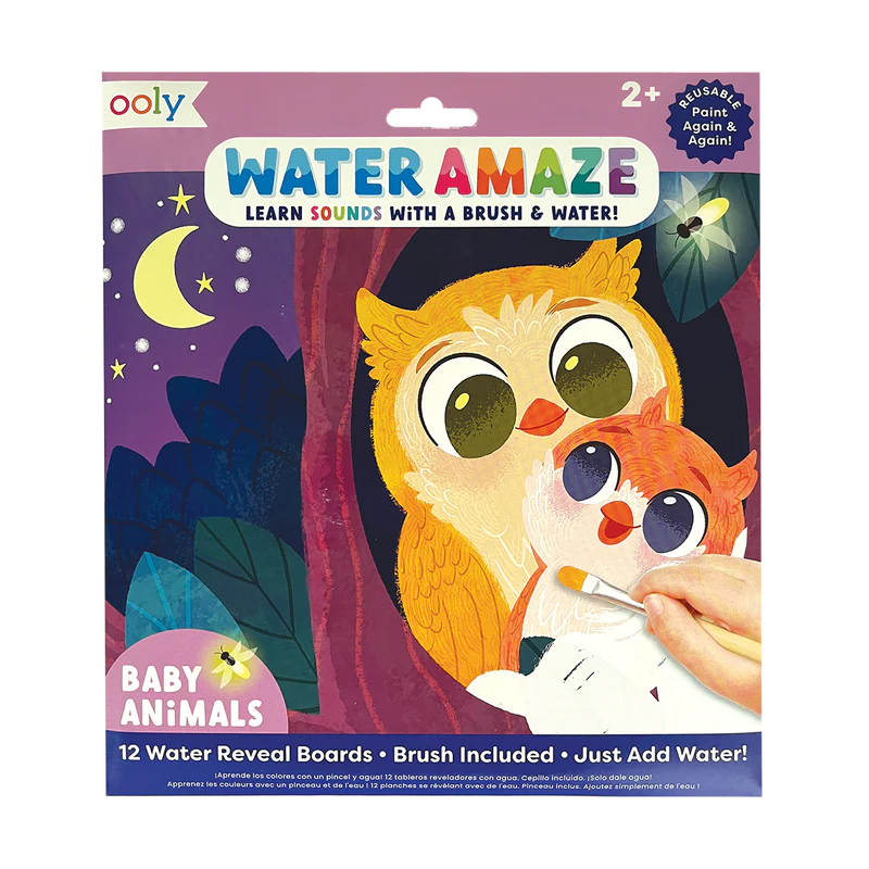 Water Amaze Water Reveal Boards - Baby Animals