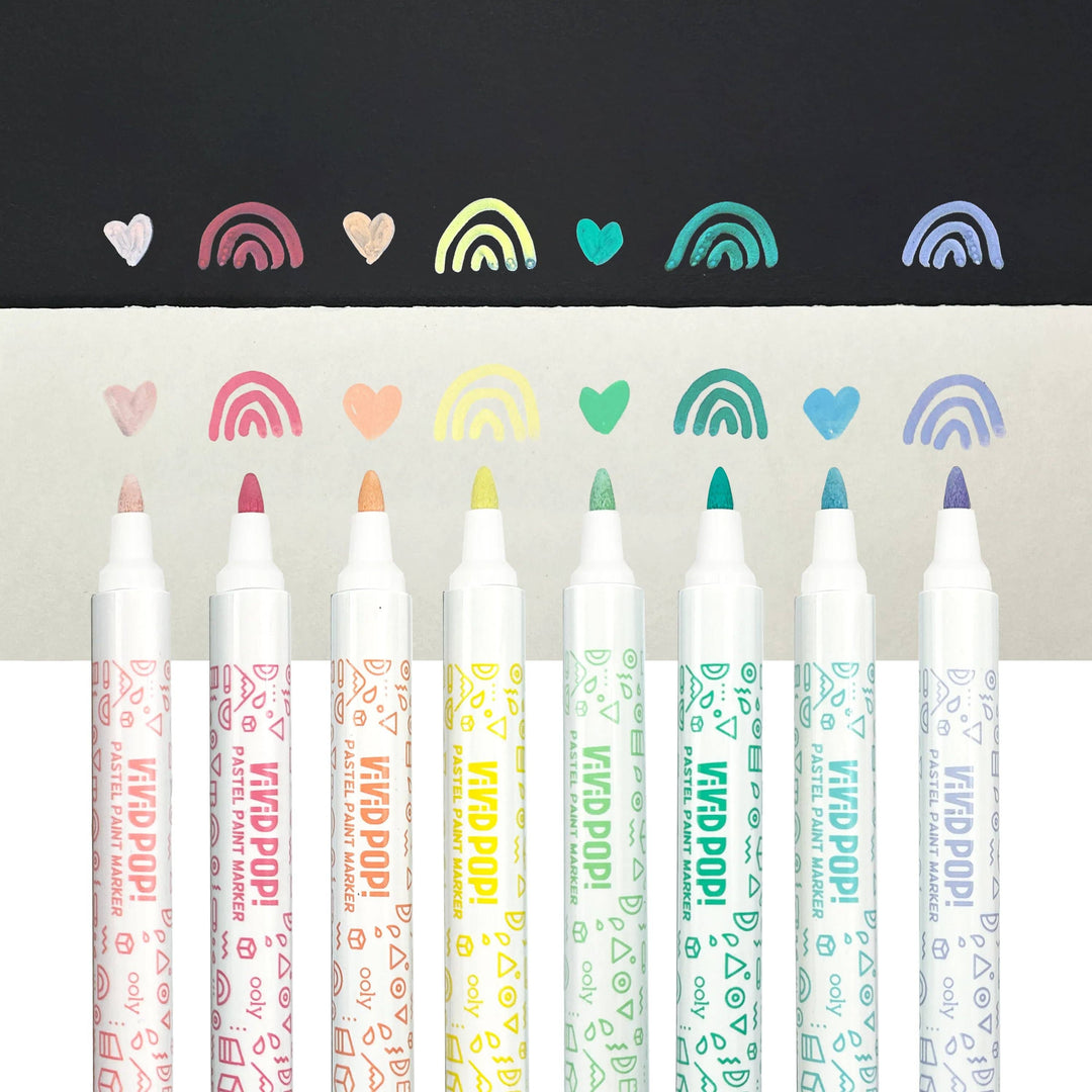Vivid Pop!: Opaque Water-Based Paint Markers