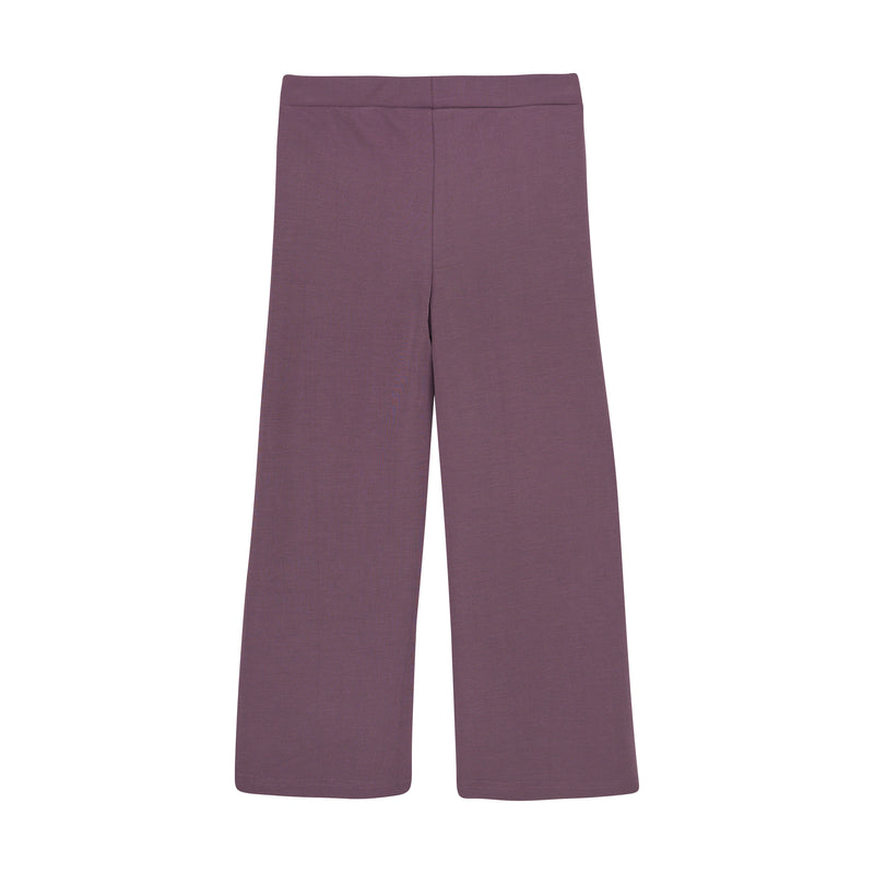 Wide Leg Lounge Pant - Plum