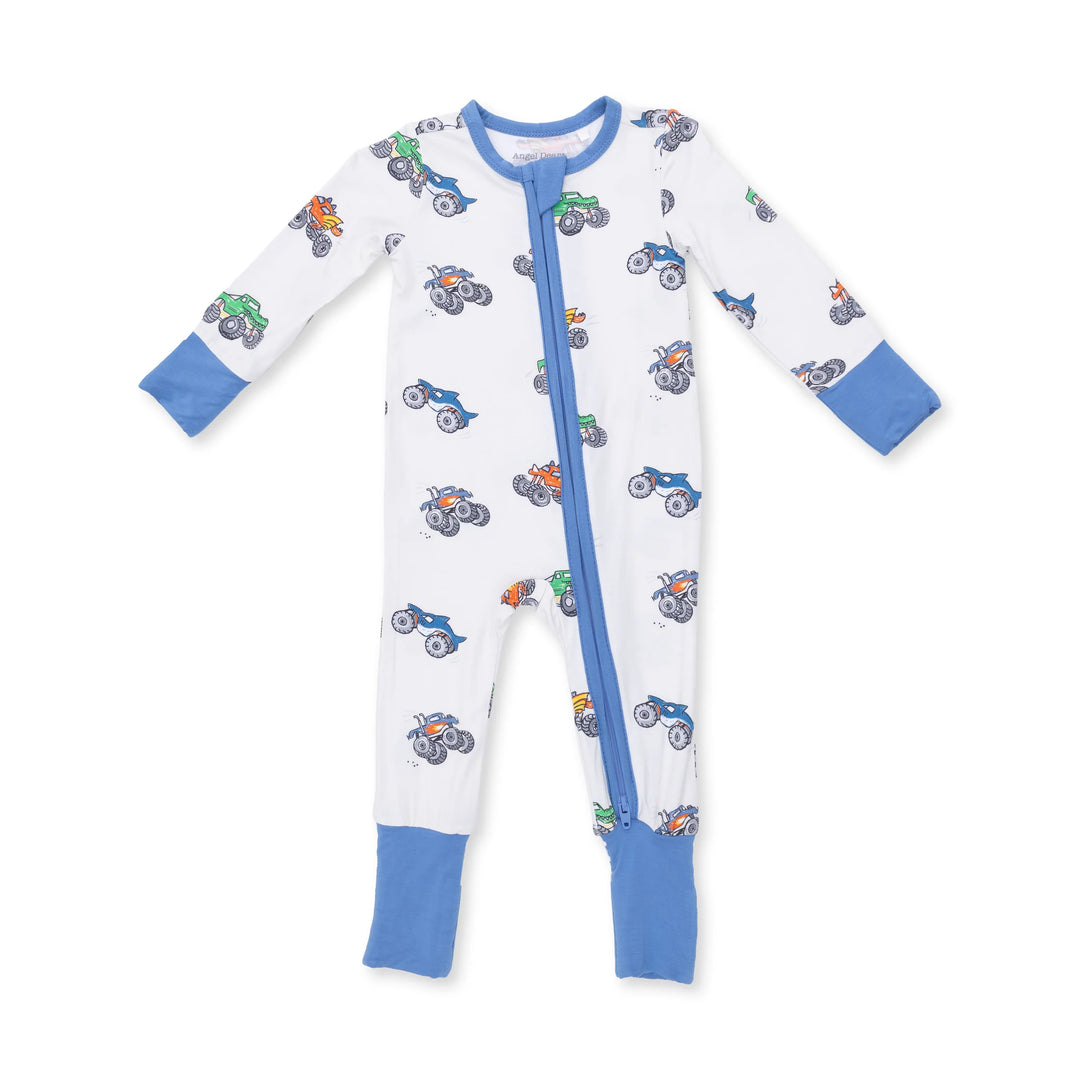 Convertible Romper - Monster Trucks