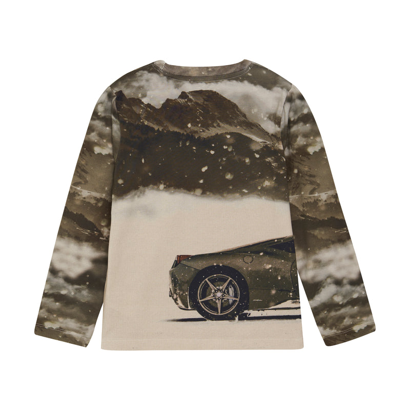 Organic L/S Graphic Tee - Desert Car