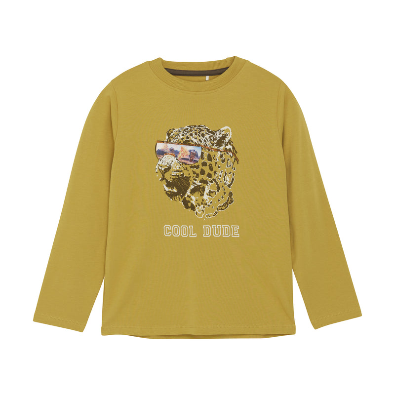 Organic L/S Graphic Tee - Chill Out Bear