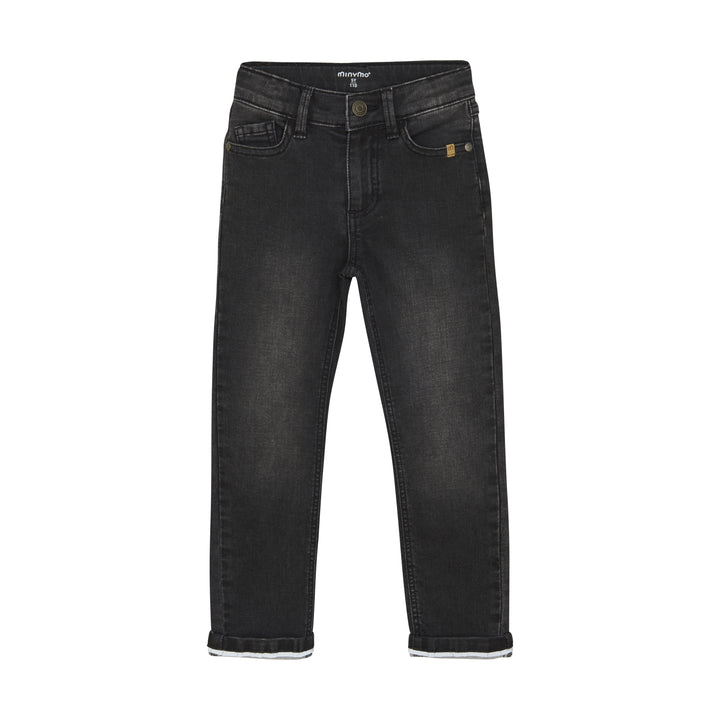 Organic Denim Jeans - GrayBlack