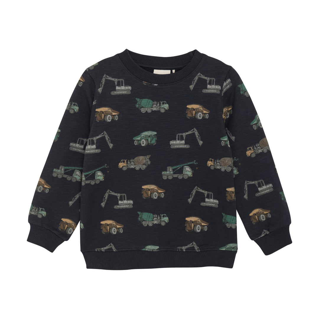 Organic Graphic Sweatshirt - Construction