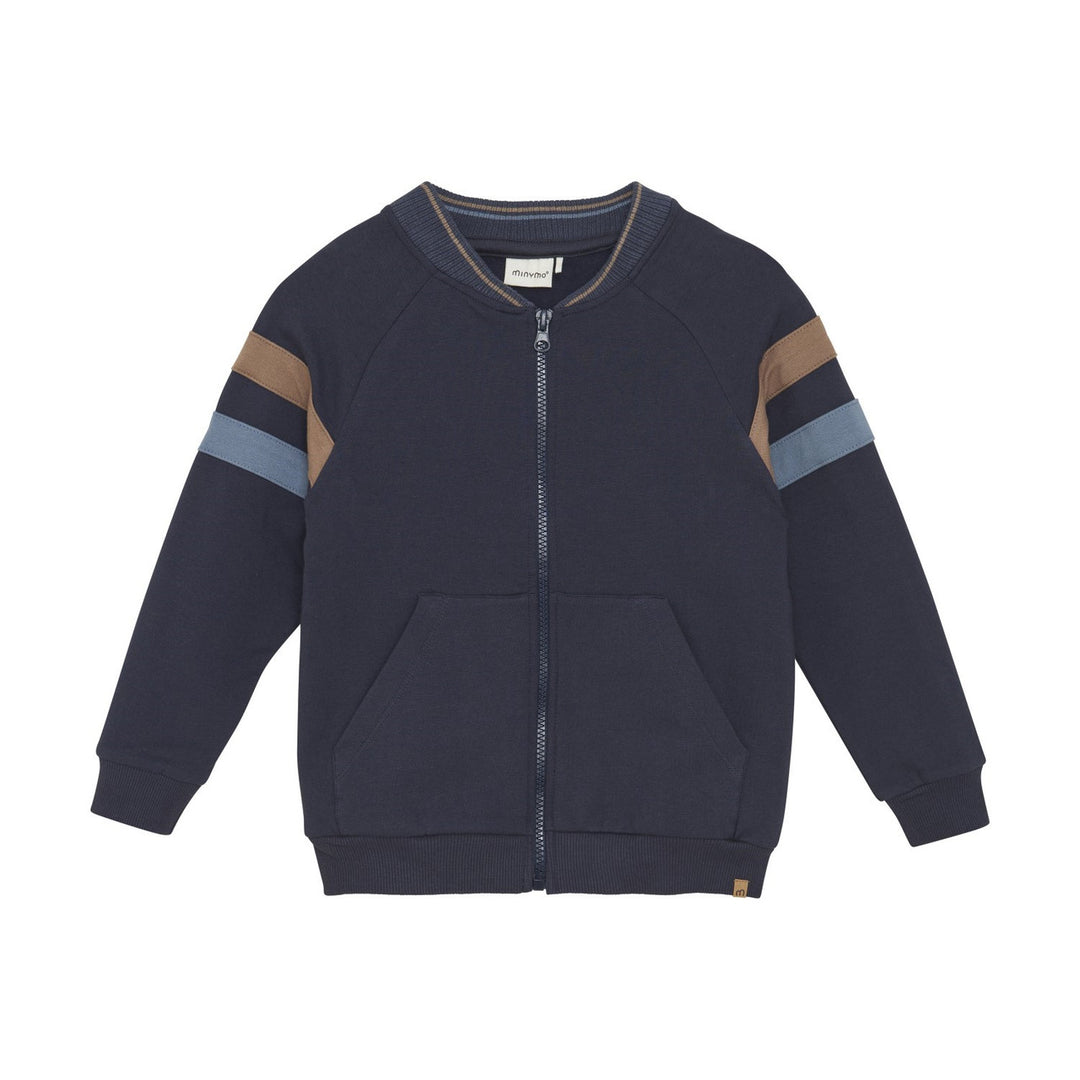Zip-Up Cardigan - Parisian Night