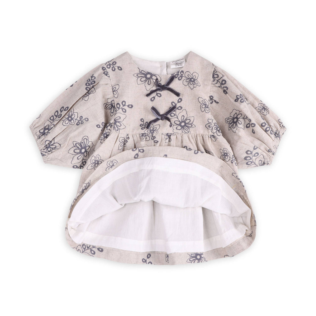 Theresa Floral Dress & Bloomer Set