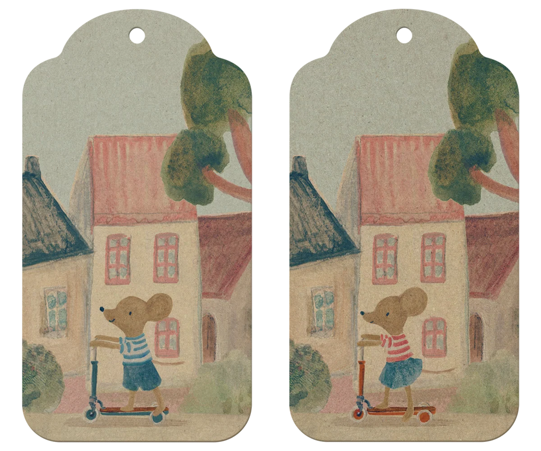 Gift Tags, Mouse - 12pcs