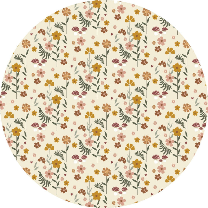 Toadstool Garden Bamboo Footie
