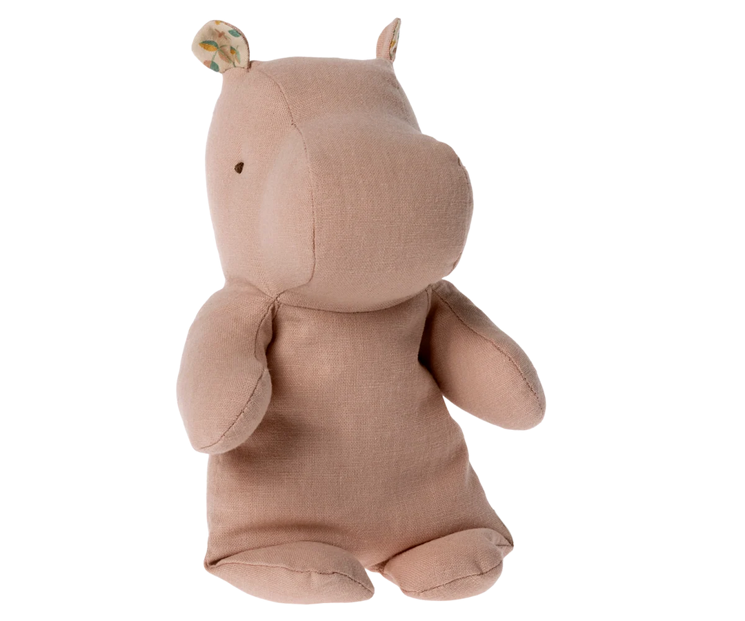 Safari Friends, Hippo, Small - Soft Rose