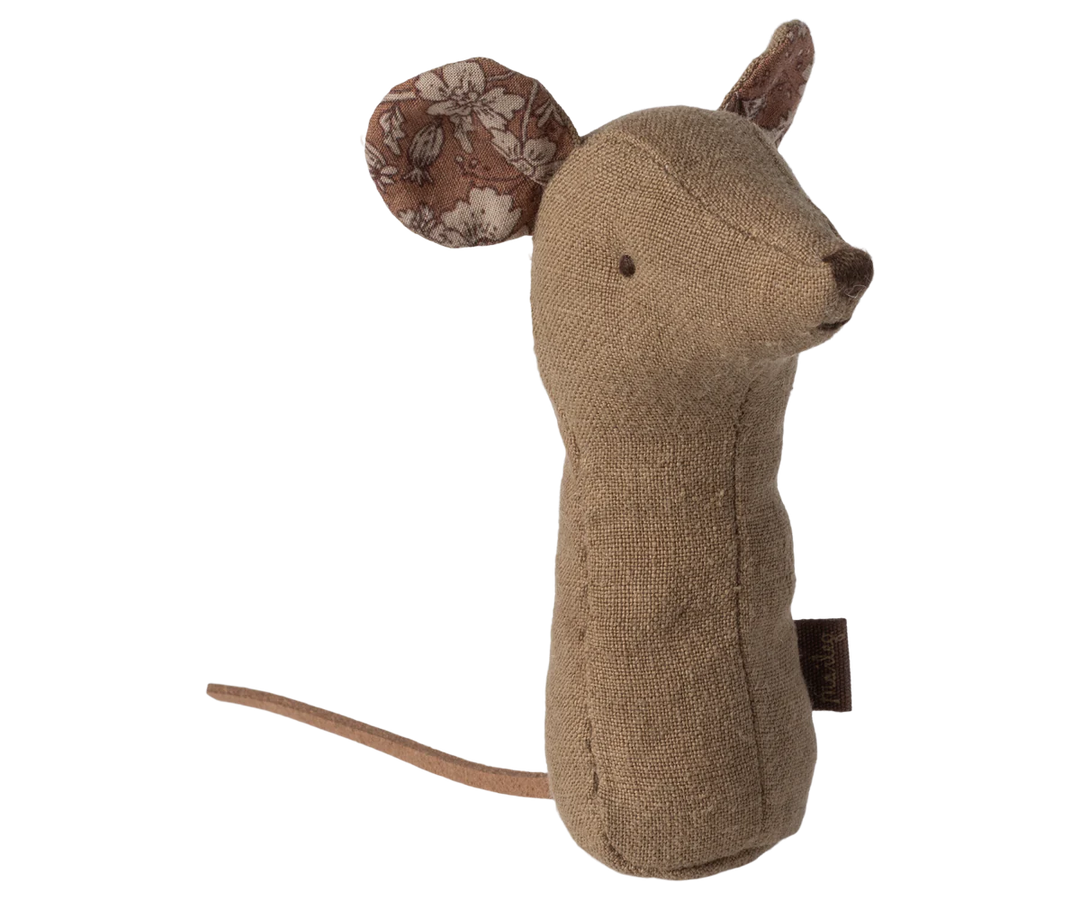Lullaby Friends, Mouse Rattle - Light Umber