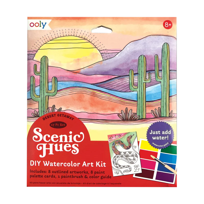 Scenic Hues D.I.Y. Watercolor Kit - Desert Getaway