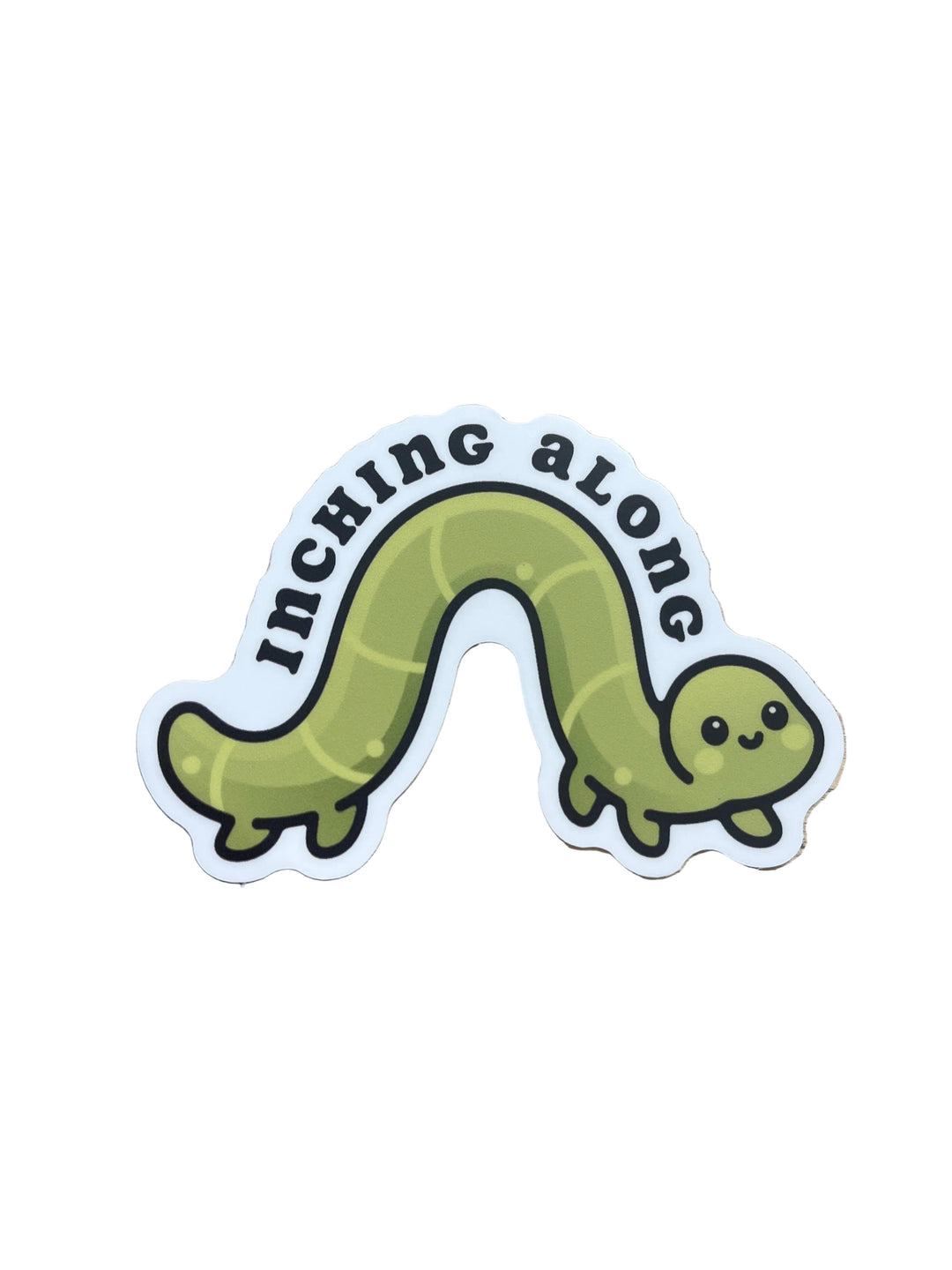 Inching Along - Vinyl Sticker