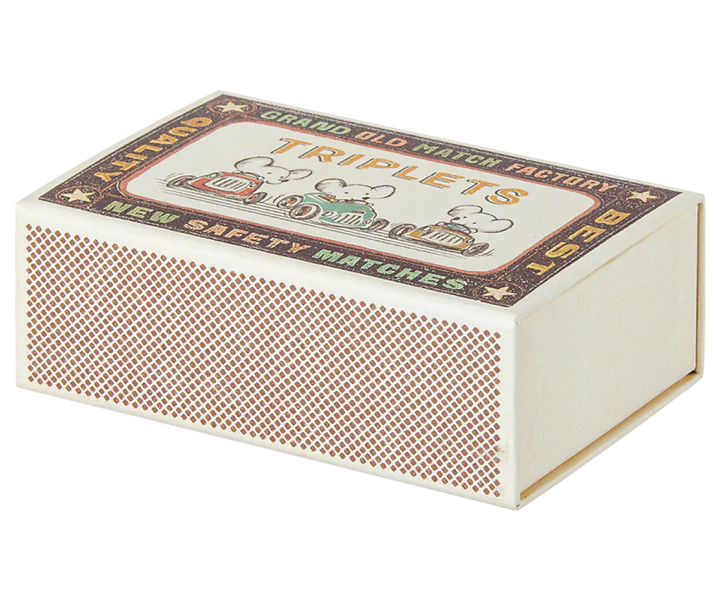 Baby Triplets in Matchbox