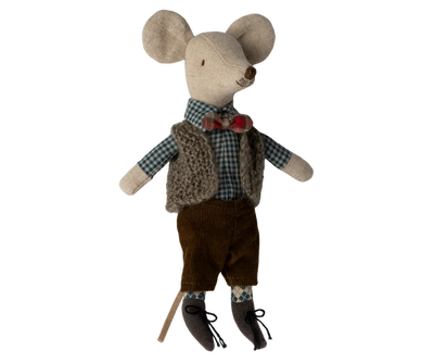Vest, Pants, and Bow Tie for Grandpa Mouse