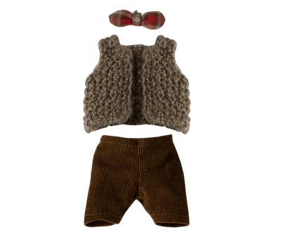 Vest, Pants, and Bow Tie for Grandpa Mouse