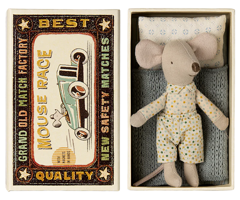 Little Brother Mouse in Matchbox