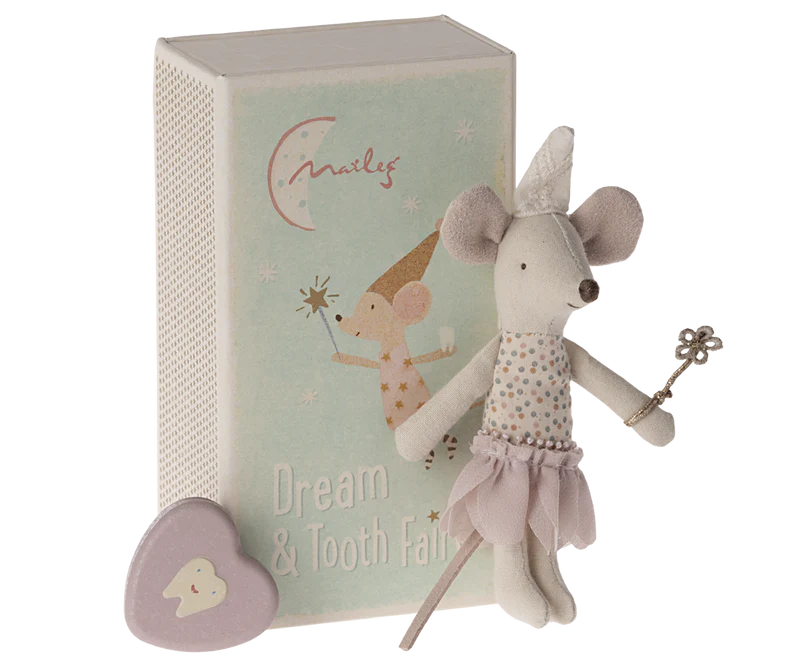 Tooth Fairy Mouse, Little Sister in Matchbox