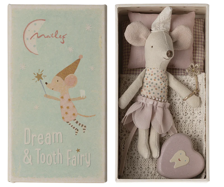 Tooth Fairy Mouse, Little Sister in Matchbox