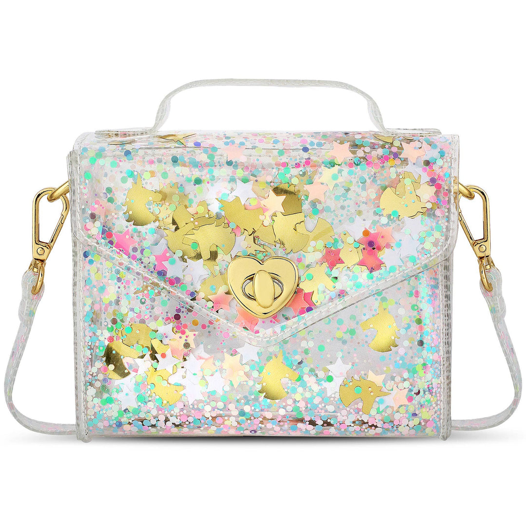 Gussie Jelly Purse - Unicorn Sparkle