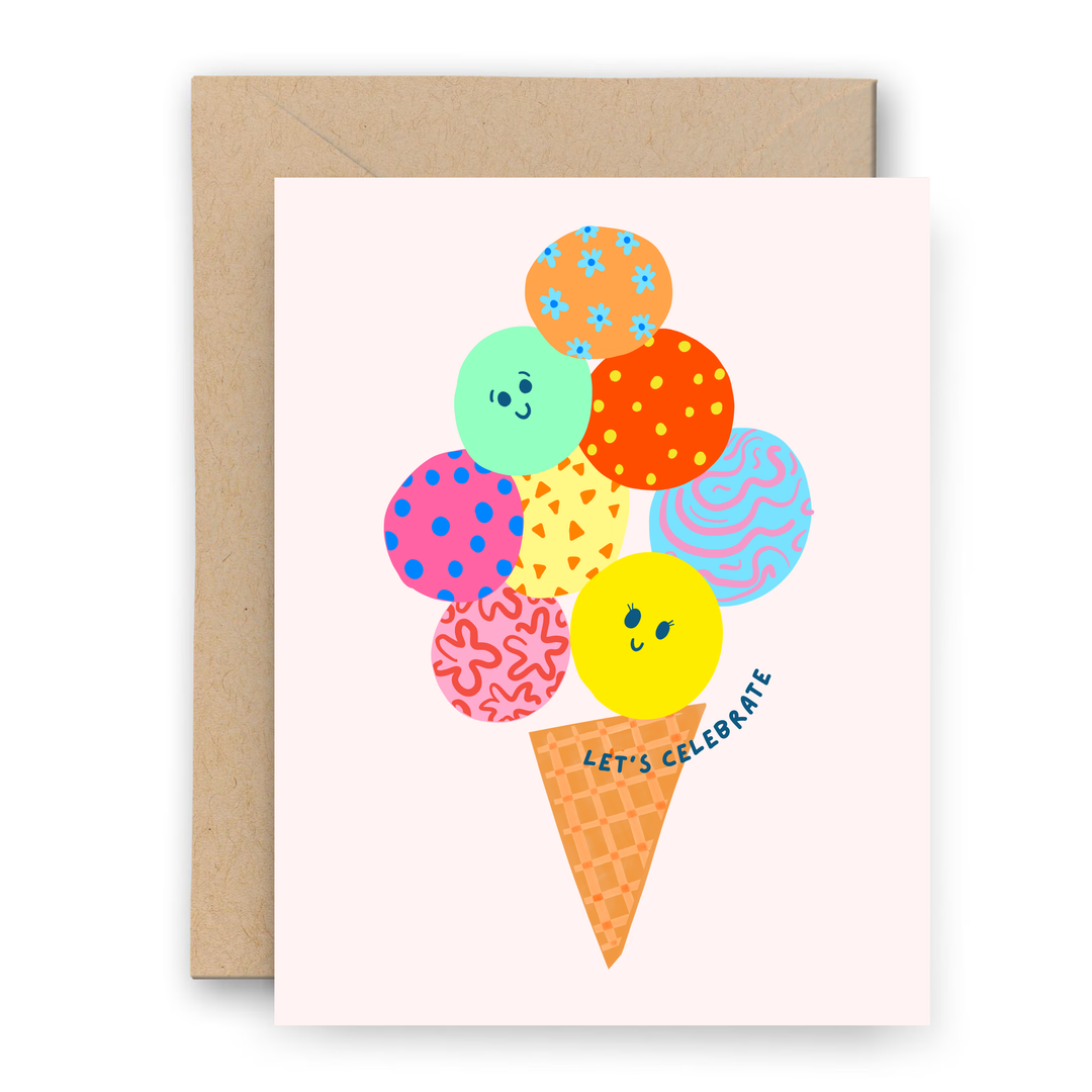 Let’s Celebrate Ice Cream Card