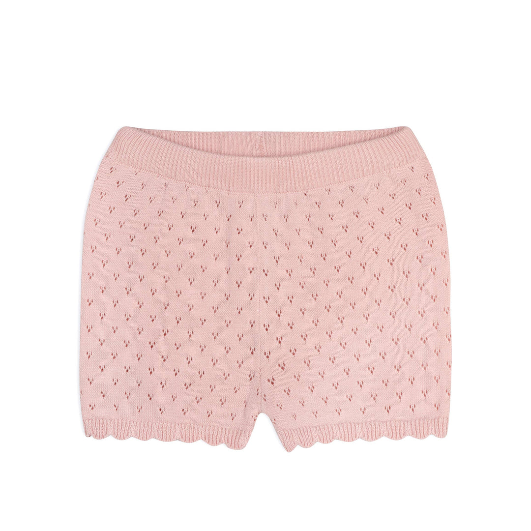 Emily Pointelle Shirt & Shorts Set
