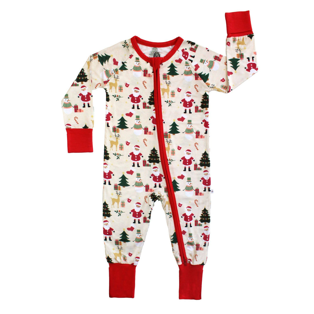 Cozy Christmas Bamboo Convertible Romper