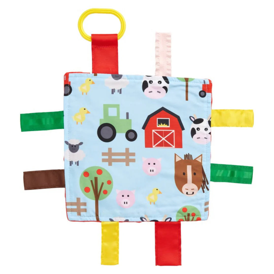Farm Animals Crinkle Tag Toy