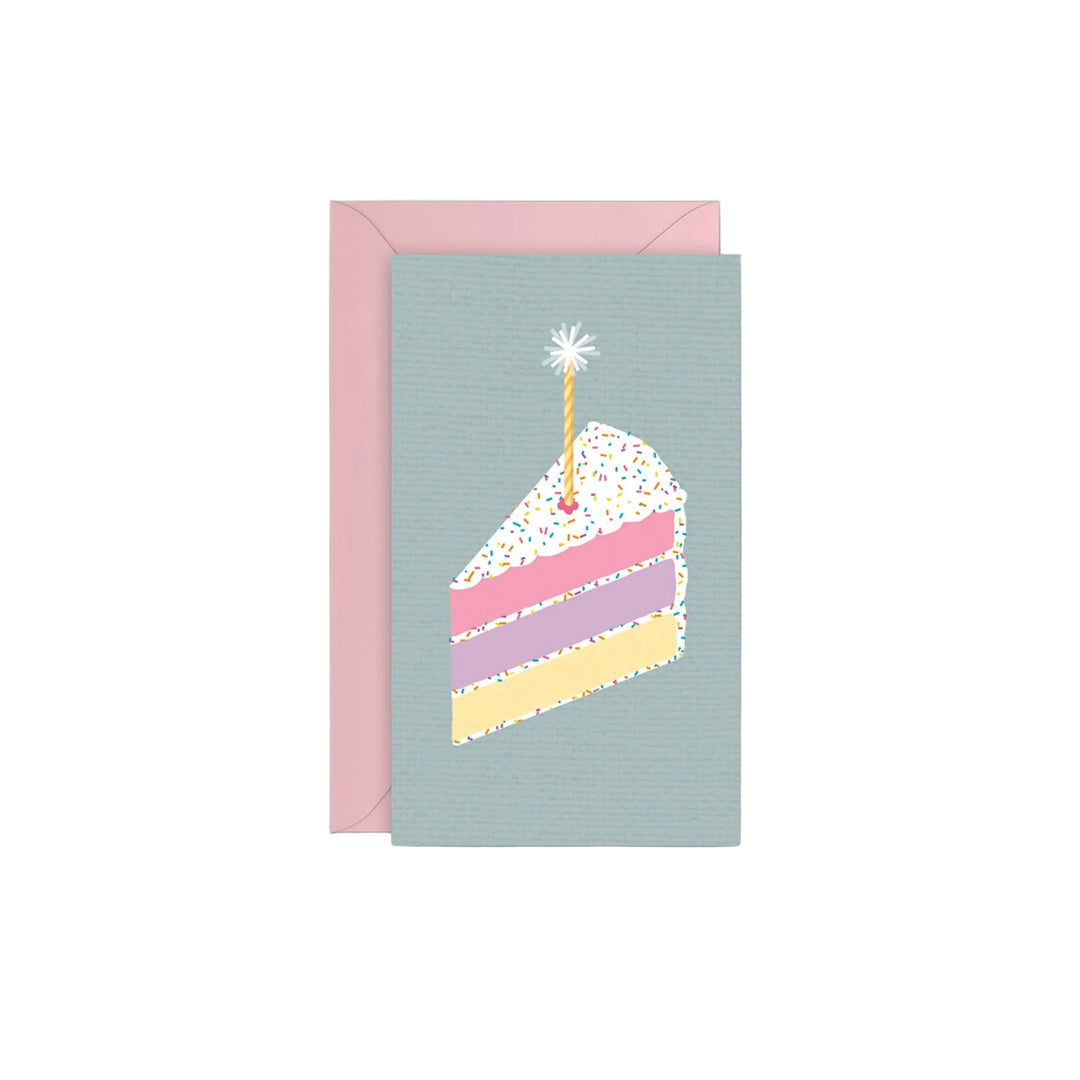Colorful Cake Enclosure Card