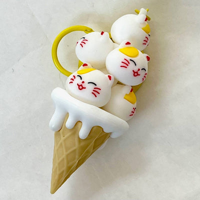 CAT CONE KEY CHARM
