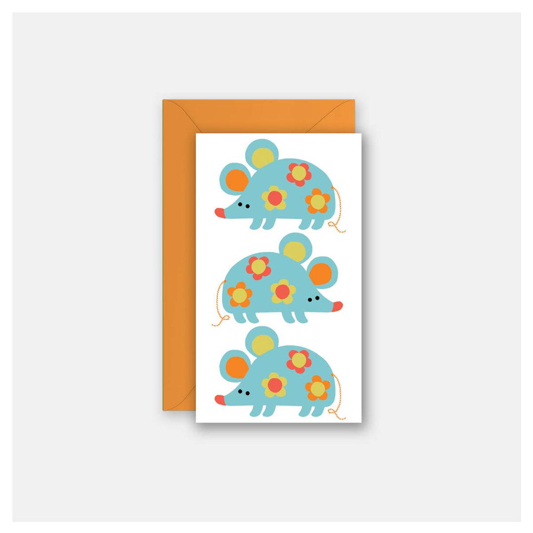 3 Mice Enclosure Card