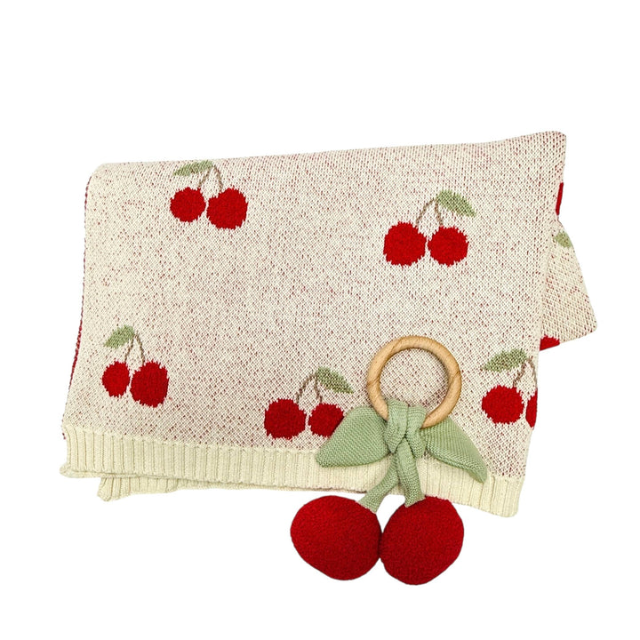 Cherry Blanket + Ring Gift Set