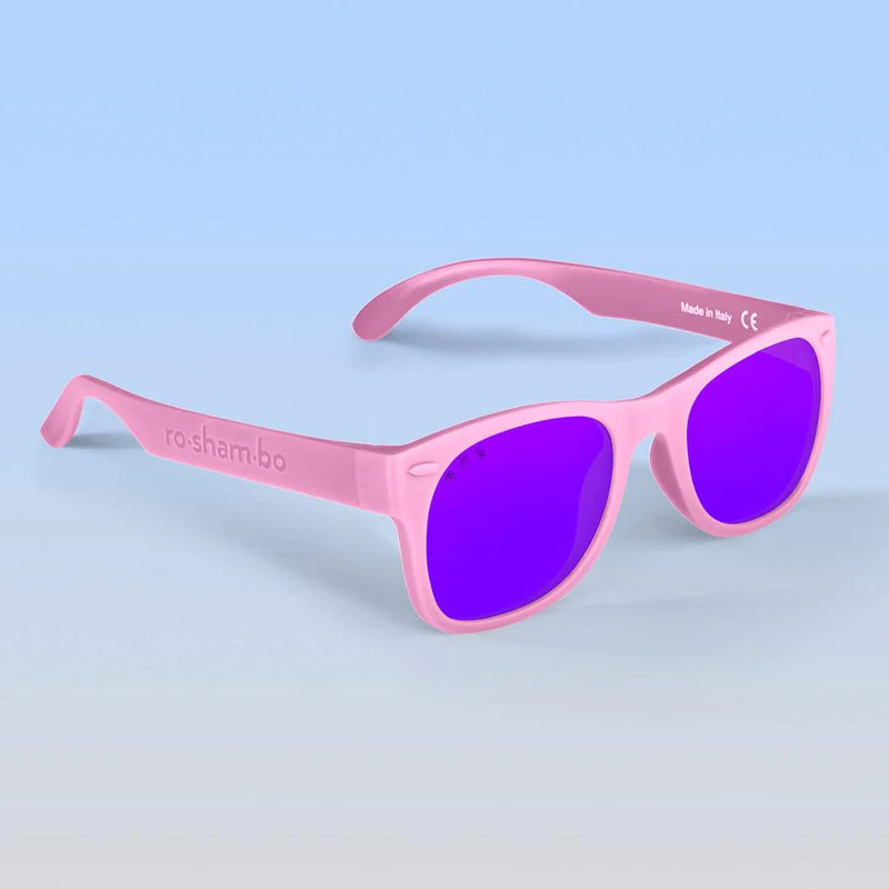 Popple Light Pink with Purple Lens Wayfarer Sunglasses