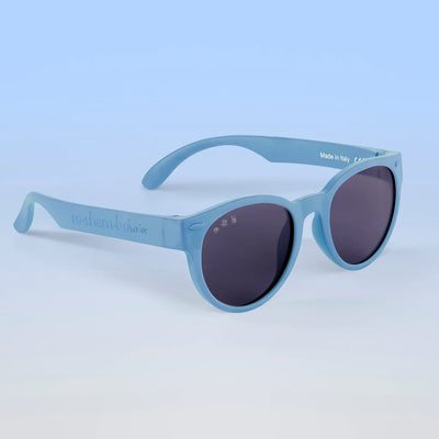 Skywalker Round Cloudy Blue Sunglasses