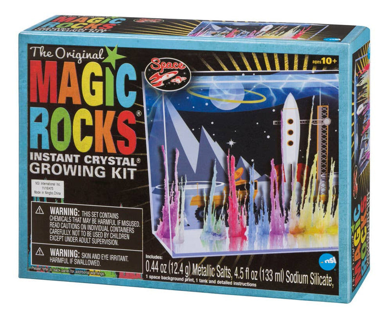 Magic Rocks Instant Crystal Growing Kit 2 Asst, STEM Toy