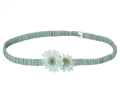 Small Headband, Flower - Mint