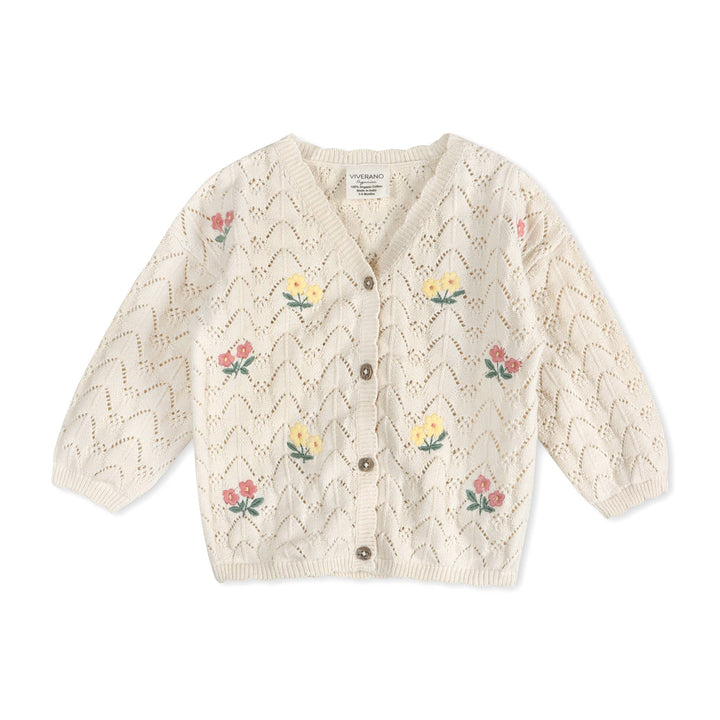 Hazel Floral Knit Cardigan