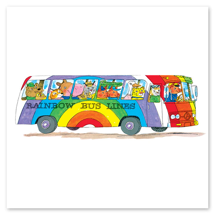 Busy World Bus (Richard Scarry) Tattoo Pair