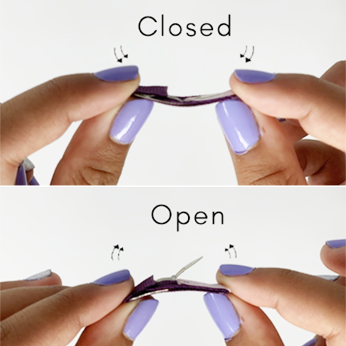 Tiny Tuxedo Bows on Snap Clips - Melony