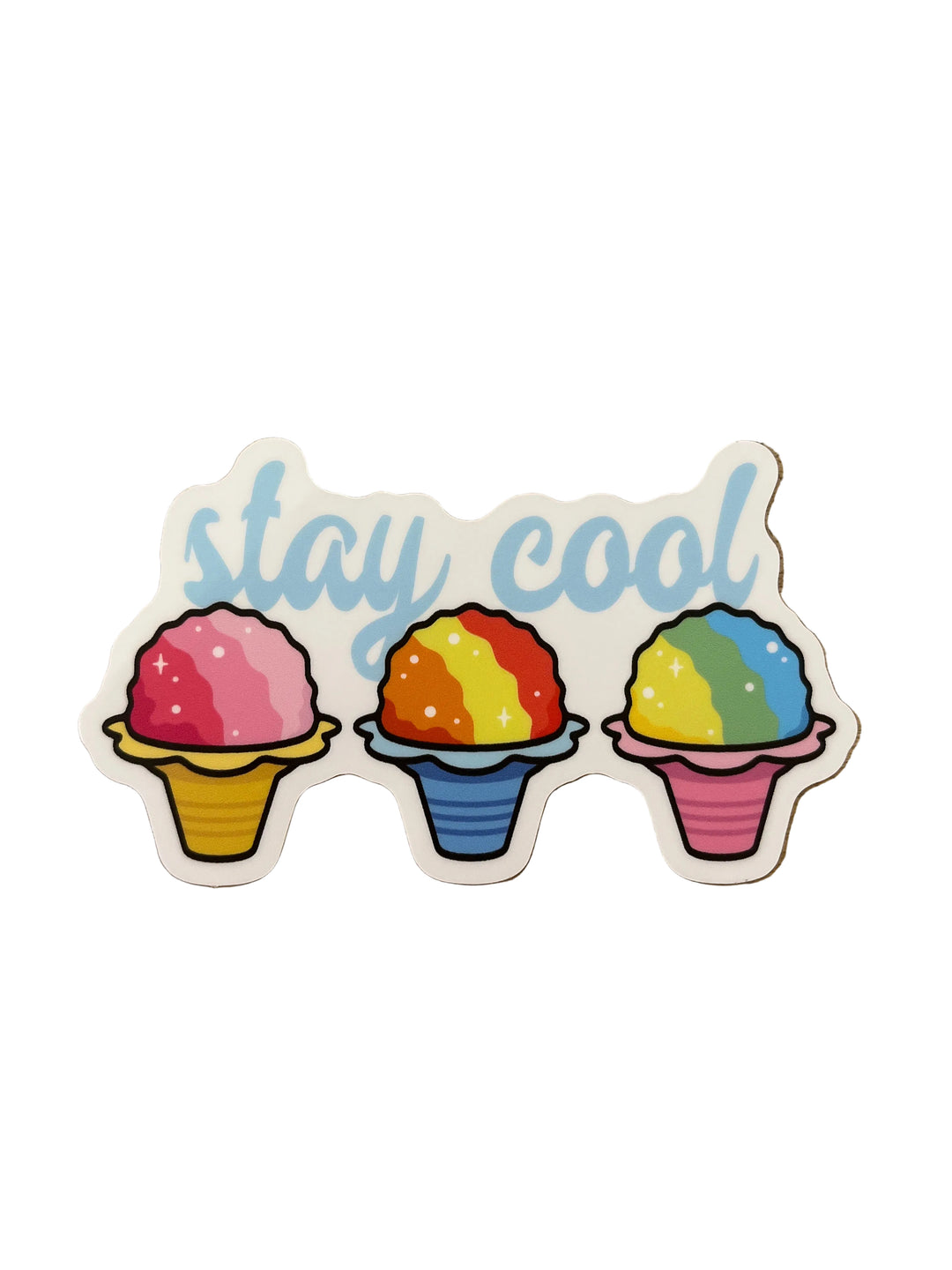 Stay Cool Shave Ice - Vinyl Sticker