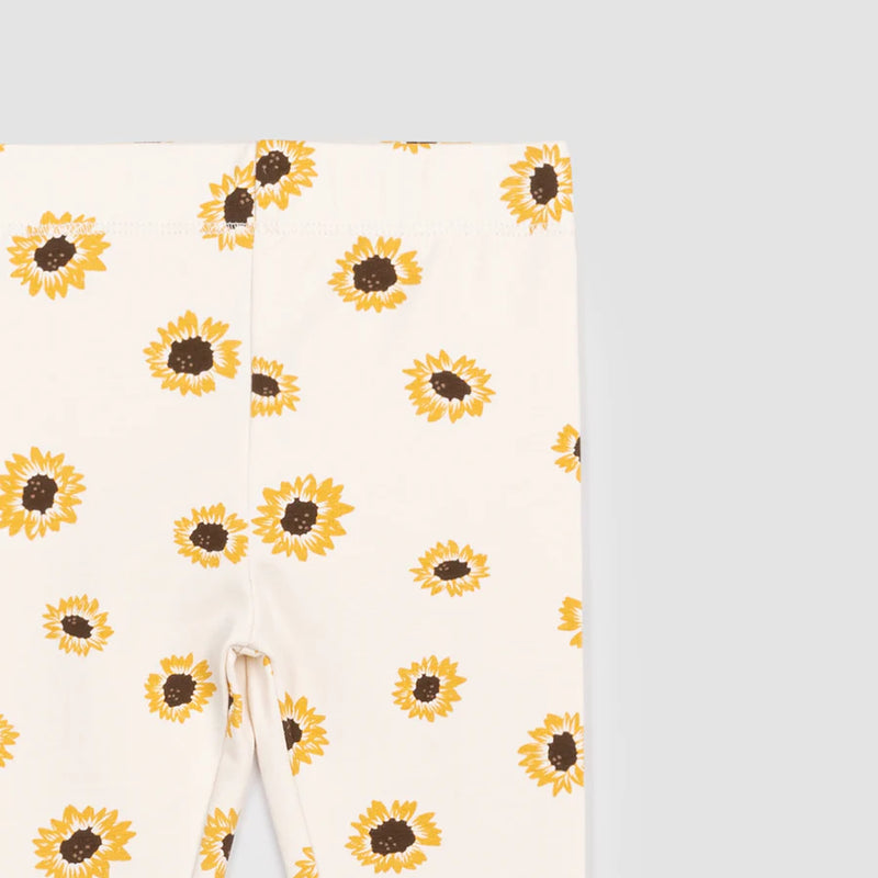 Sunflower Print Leggings