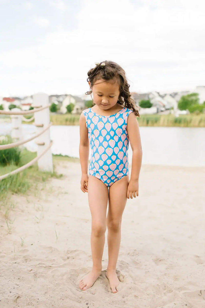 Lucy Swim in Strawberry