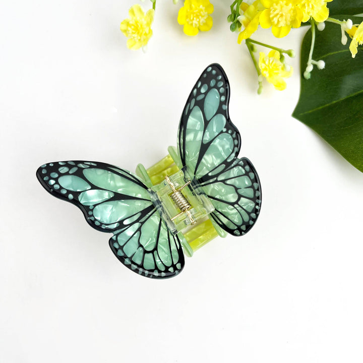 Morpho Butterfly Claw Clip